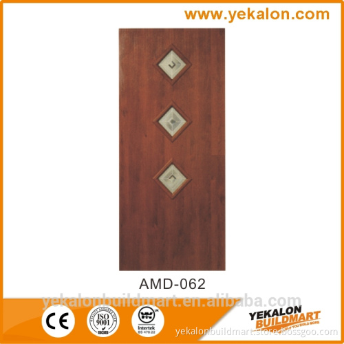 Yekalon AMD-062 melamine finish Armored fashion design security door steel door